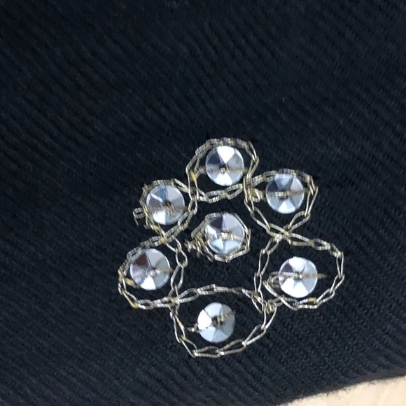 A. BROD Seqiuned & Embroidered Scarf - Picture 5 of 8